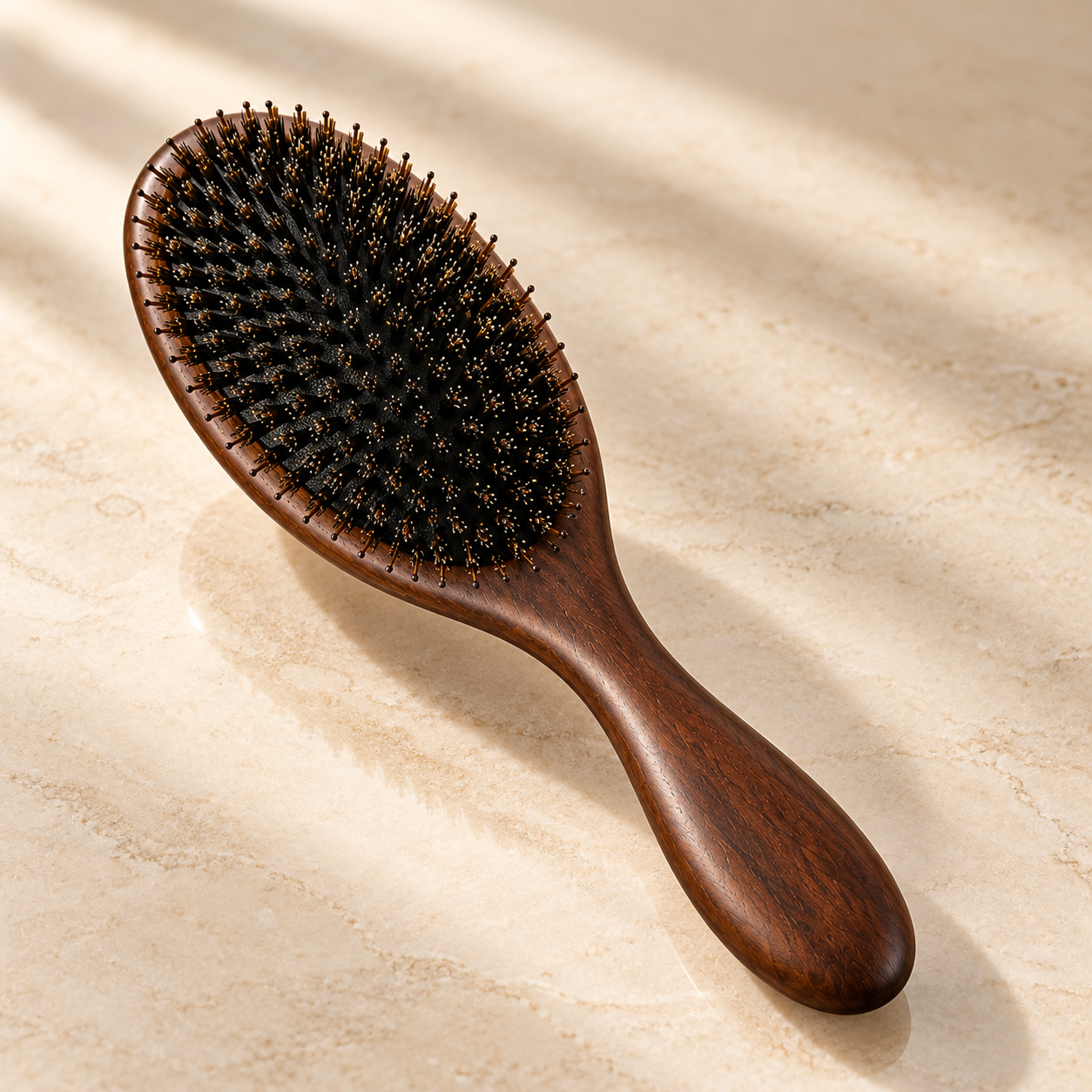 Mixed-bristle brush