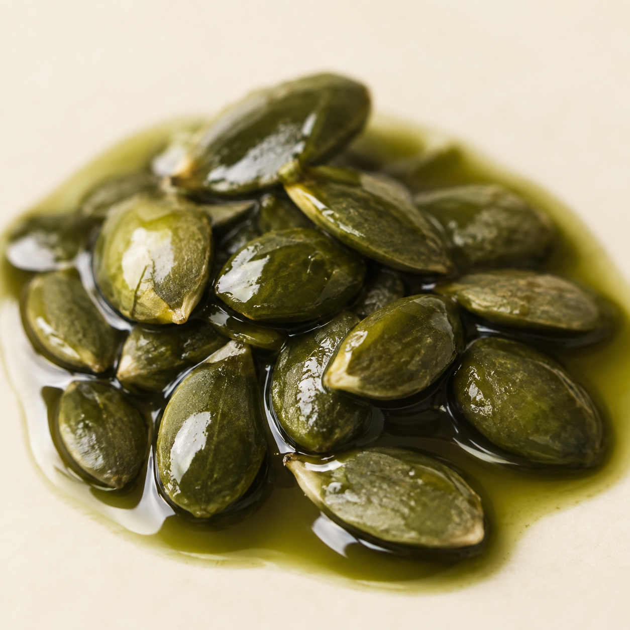 Pumpkin seeds in oil